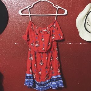 Floral tube top forever 21